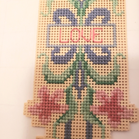 HAND CRAFTED Cross-stitch Bookmark - Picture 4 of 4